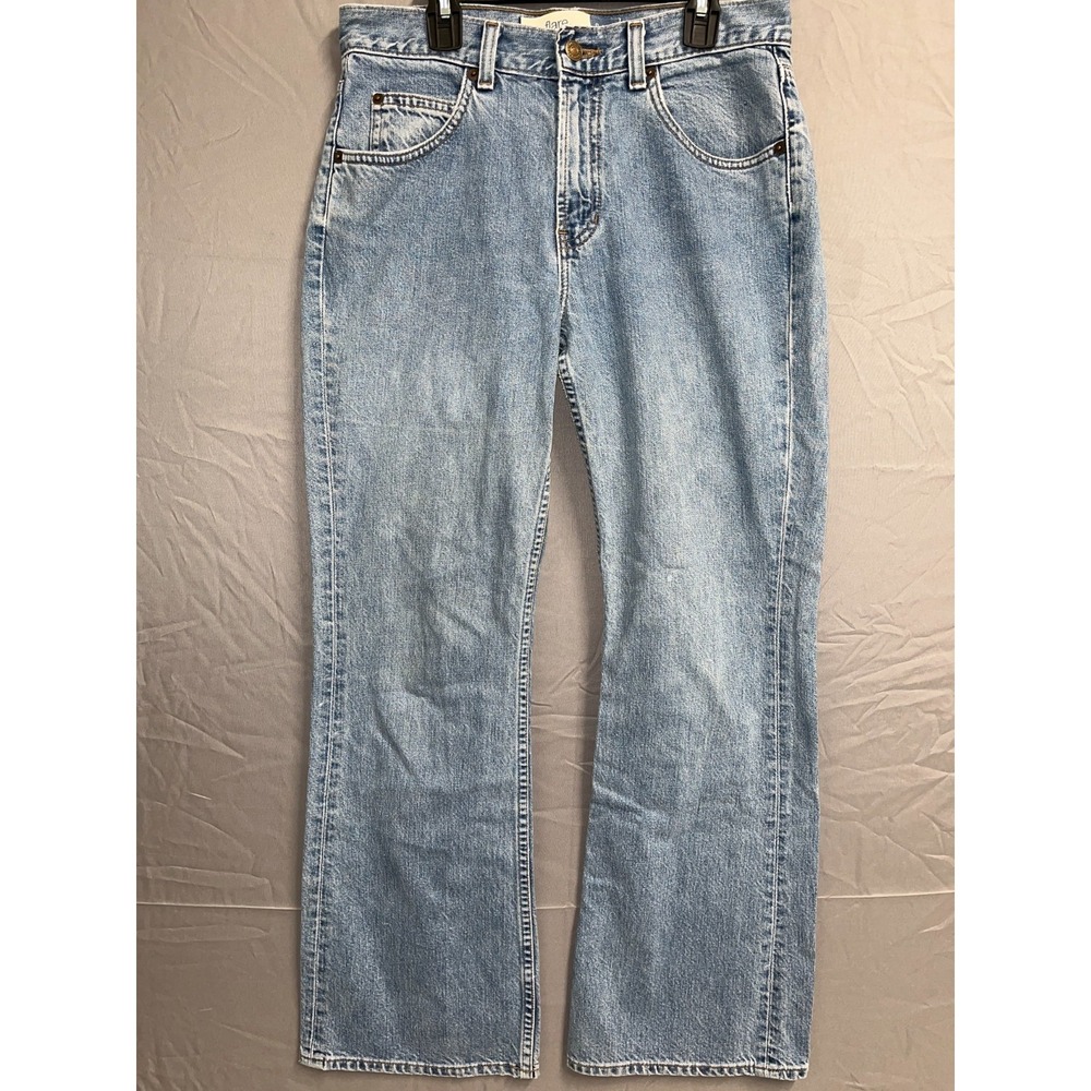 Gap‎ Ankle Flare Jeans Boys 4 Blue Denim Relaxed Fit Medium Wash Streetwear
